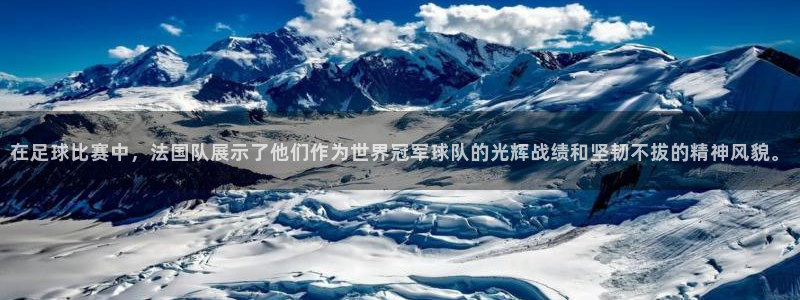 在足球比赛中，法国队展示了他们作为世界冠军球队的光辉战绩和坚