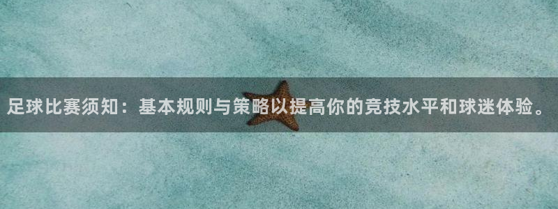 足球比赛须知：基本规则与策略以提高你