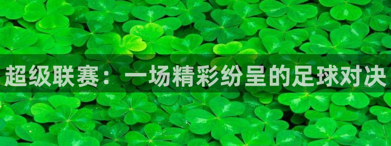  超级联赛：一场精彩纷呈的足球对决