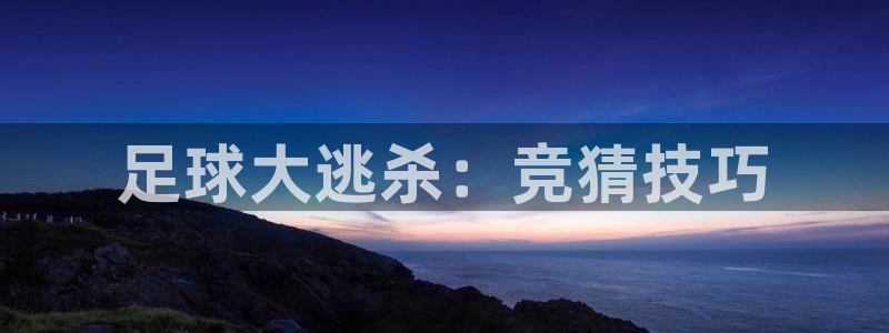 足球大逃杀：竞猜技巧